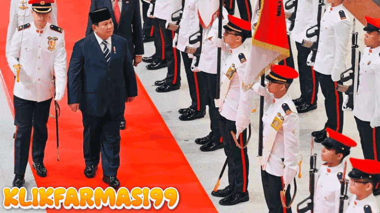 Bertemu Presiden Singapura, Prabowo Disambut Upacara Kenegaraan di Parliament House